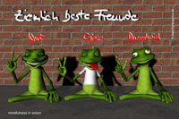 frankbodhi frank zechner comic cartoon vier edlen wahrheiten 2011