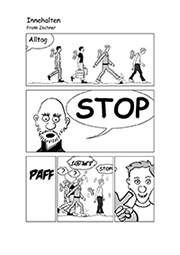 frankbodhi frank zechner comic cartoon innehalten 2013