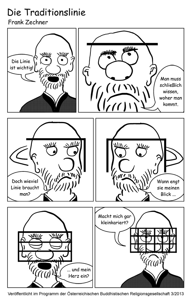 frankbodhi frank zechner comic cartoon traditionslinie 2013