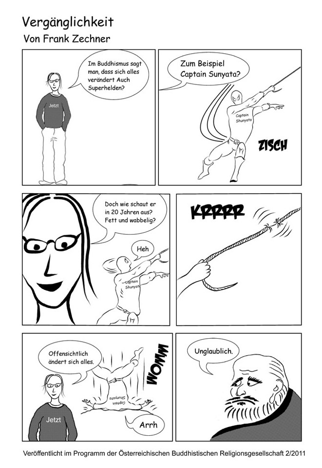 frankbodhi frank zechner comic cartoon vergaenglichkeit 2011