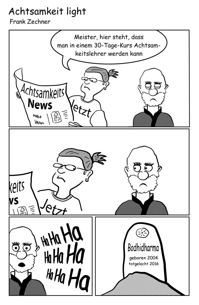 frankbodhi frank zechner comic cartoon sangha 2014